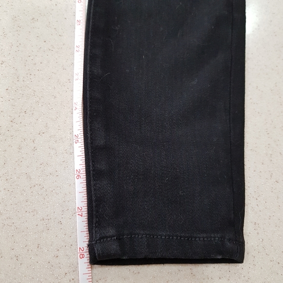 NWT UNIVERSAL THREAD Skinny Legs Black Denim Pull On Jegging Jeans Pants 0 25 - Picture 8 of 9
